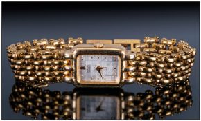 Ladies Boxed Seiko Quartz Wristwatch, Yellow Base Metal, Numbered 186667