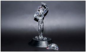 Swarovski Annual Edition 2003 Signed Cut Crystal Figure `The Magic Of Dance`  `Antonio` designer