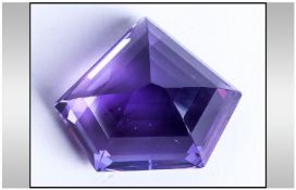 Pentagon Shape Purple Amethyst Approx .40ct