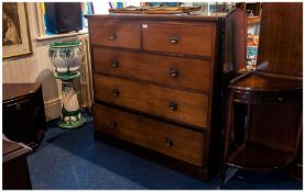 Early 20th Century Mahogany Chest of Drawers, circa 1920, comprising two short drawers over three
