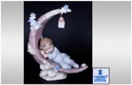 Lladro Figure `Heavens Slumber` Model Number 6479 Retired. Mint condition and original box. 7`` in