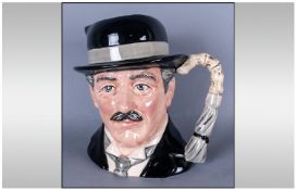 Royal Doulton Character Jug ` City Gent ` D.6815. Issued 1988-1991. Height 7 Inches, Excellent