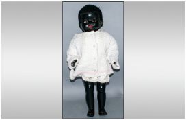 22 Inch 1950`s Black Pedigree Doll, good condition, even has the ribbon loop in the Astrakhan hair.
