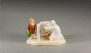 Coalport - From The Snowman Series. Tableau - Chilling Out. Certificate and Original Box.