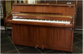 Bentley Small Piano with original walnut lacquered case of contemporary design by numbered 138606.