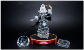 Swarovski S.C.S Cut Crystal Annual Edition Figure `Masquerade Trilogy Columbine` Signed Adi
