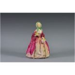 Royal Doulton Figure ' Rosebud ' Style Two. HN.1983. Issued 1945-1952. Designer L. Harradine. Height