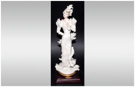 Contemporary Modern Italian Figure by Guiseppe Armani. 'Frances' signed to base. 13'' in height,
