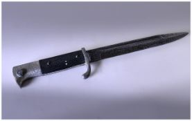 German Dress Bayonet, Marked To Blade Solingen, Overall Length 12¼ Inches