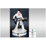 Royal Doulton Limited Edition & Numbered Hand Made Figure 'Elvis' Show Time In Vegas EP3. Number