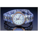 Gents Raymond Weil Parsifal Wristwatch, Bi Metal Stainless Steel Case And Bracelet, White Dial