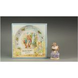 Beswick - Beatrix Potter Series ' This Little Pig had None ' Original Box - Peter Rabbit Birthday