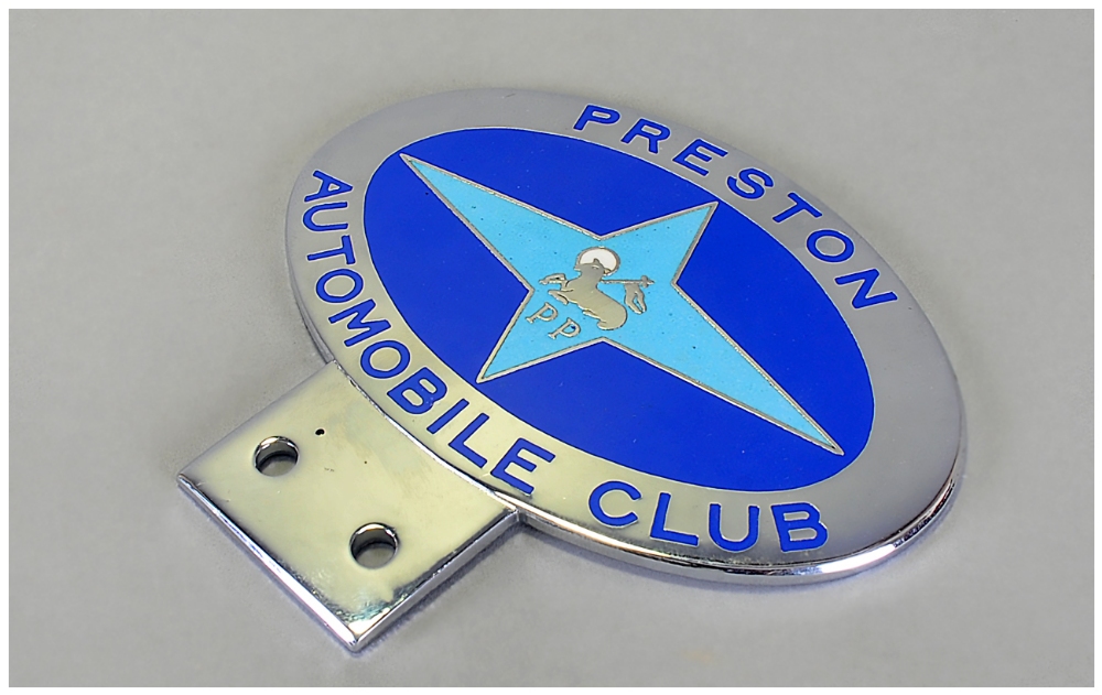 Preston Automobile Club Car Badge