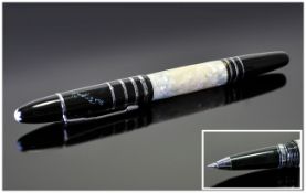 Mont Blanc Ltd Edition F. Scott Fitzgerald Ball Point Pen, This Elegant Instrument Is Crafted from