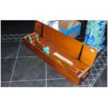 Vintage Croquet Set in wooden box.