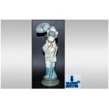 Lladro Figure ' Chrysanthemum ' Model No.4990. Issued 1978-1998. Height 11.5 Inches, Excellent