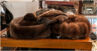 Collection Of Three Ladies Fur Hats