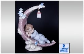 Lladro Figure 'Heavens Slumber' Model Number 6479 Retired. Mint condition and original box. 7'' in