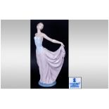 Lladro Figure 'Dancer' model number 5050. mint condition and original box. 12'' in height.