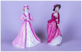 2 Ceramic Ladies Comprising Something Sweet for Julia, 1987, and Coalport Emily No 1141 in a Limited