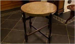 Brass Table & Stand 23'' in diameter