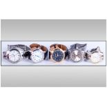 Collection of  5 Gents Wrist Watches.