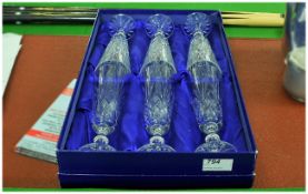 Royal Doulton Boxed Set of Champagne Flutes.