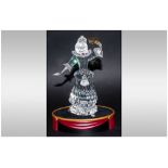 Swarovski SCS Collection Annual Edition Crystal Figure 'Columbine', from the 'Masquerade Series',