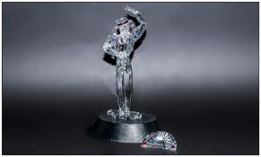 Swarovski Annual Edition 2003 Signed Cut Crystal Figure 'The Magic Of Dance'  'Antonio' designer