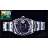 Gents Rolex Datejust Turn-O-Graph Wristwatch  Stainless Steel Case And Bracelet, Automatic Movement,