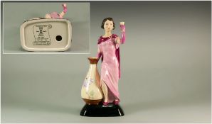 Kevin Francis Limited Edition Numbered Hand Painted Figure 'Charlotte Rhead' number 119/175.