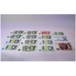 Collection Of British Banknotes, Comprising Page £10 Note, Somerset £5 Note, Fforde 10 Shilling Note