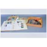 Stamp Album With Collection Of Loose Stamps & Commemorative Coines & Crowns, several mint stamps &