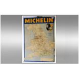 Michelin Motoring Metal Wall Map 23 by 34 inches.