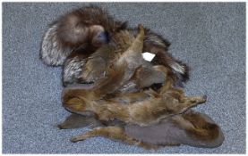 Dark Brown Fox Fur Stole & Tippets