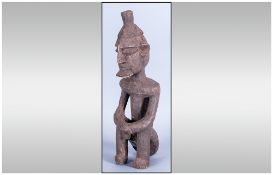 African Dogon Seated Figure, 14'' in height.