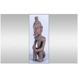 African Dogon Seated Figure, 14'' in height.