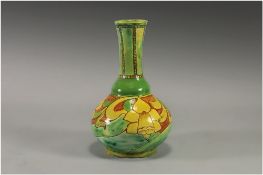 Della Robbia Vase, Decorated by Alice Jones. c.1900. Height 7.5 Inches.