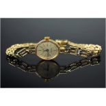 Ladies 9ct Gold Everite Quartz Bracelet Watch, Fully Hallmarked To Back