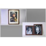 Beatles Interest comprising Limited Edition Signed Print of George Harrison. Signed in pencil