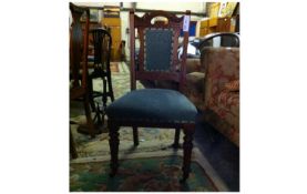 Set Of Four Edwardian Chairs