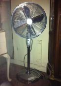 Chrome Freestanding Fan