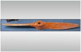 Military Interest. S&S Aircraft Limited Wooden Propeller. 8 mounting holes with a 6 inch depth.