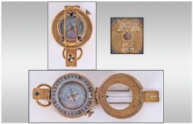 Brass 1940s  Compass