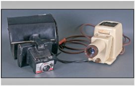 Kodak Kodaslide Home Projector, in original box with operating instructions. Looks to be cream and