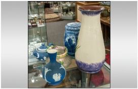 Small Collection of Ceramics comprising Ringtons Blue and White Ginger Jar ( Algernon Road,