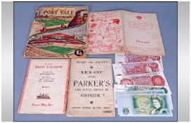 Football Interest. Collection Of Ephemera To Include Port Vale Football Club Co Ltd Official
