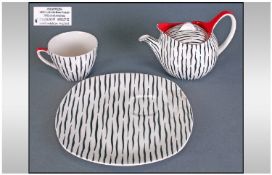 Midwinter Zambessi Pattern Hostess Set & Small Teapot,