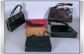 Collection of Ladies Handbags and Clutch Bags, makes include Jade, Elbief, Jane Shilton etc