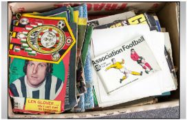 Box Of Blackpool Football Memorabilia, programmes etc.